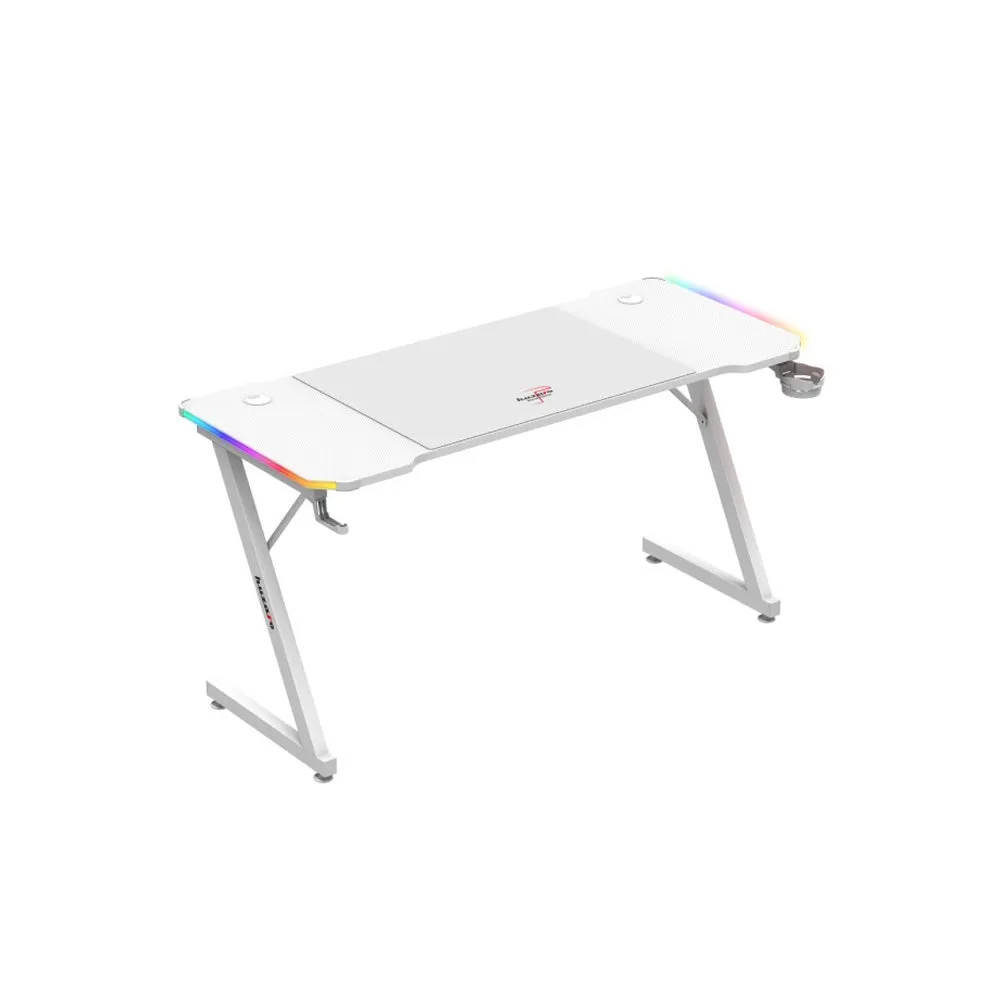 Huzaro Hero 3.3 White RGB Gaming Desk