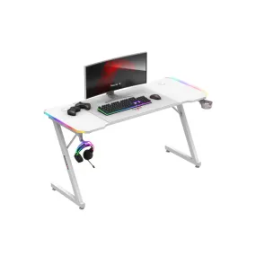 Huzaro Hero 3.3 White RGB Gaming Desk