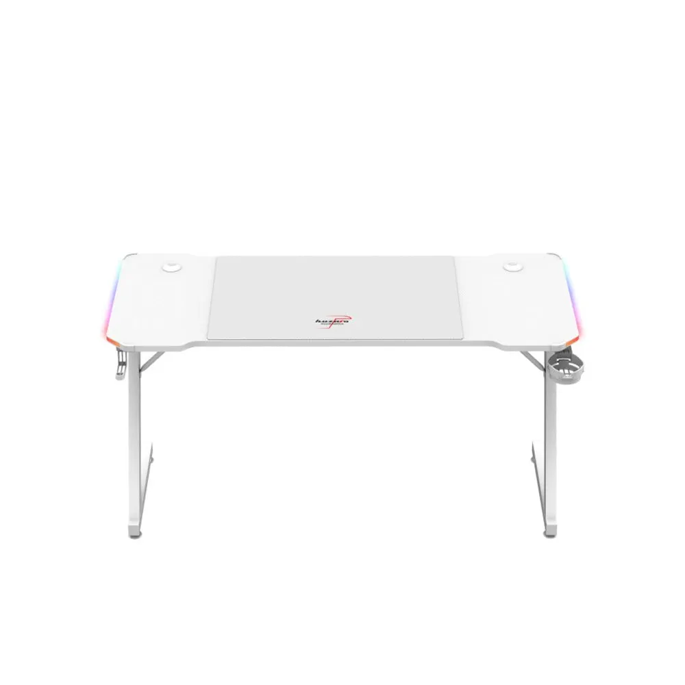 Huzaro Hero 3.3 White RGB Gaming Desk