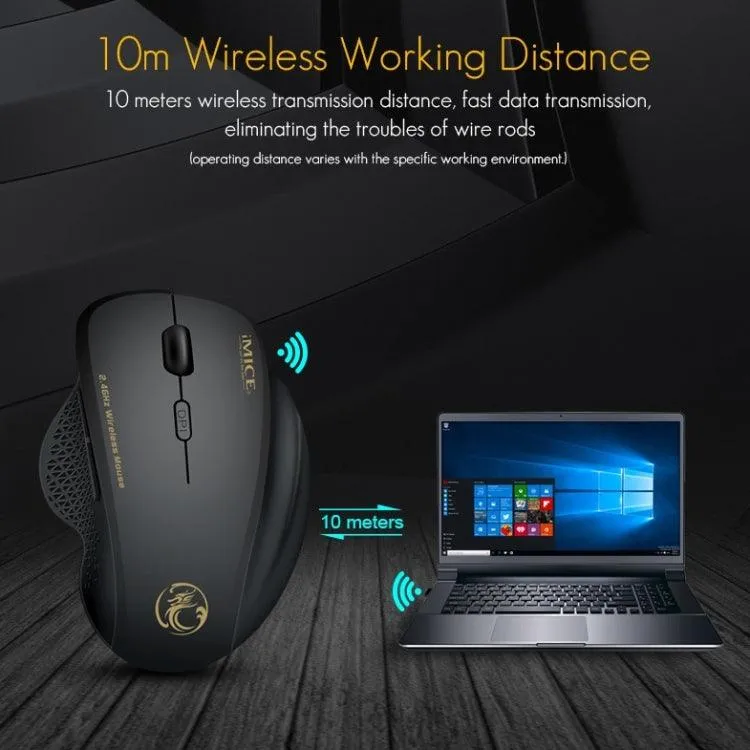 iMICE G6 2.4G Wireless Gaming and Office Mouse with 6 Buttons