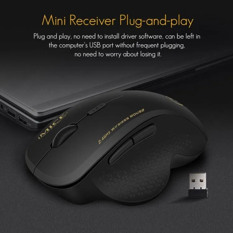 iMICE G6 2.4G Wireless Gaming and Office Mouse with 6 Buttons