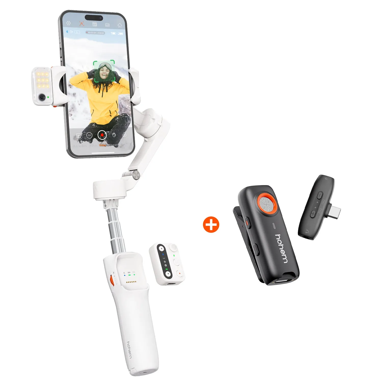 iSteady V3 Foldable Smartphone Gimbal MIC-01 Set | Hohem