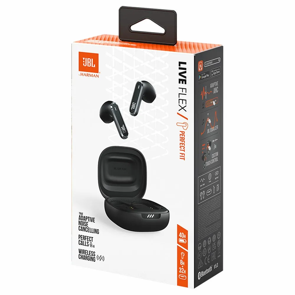 JBL Live Flex True In-Ear Wireless Earbuds - Black | JBLLIVEFLEXBLK