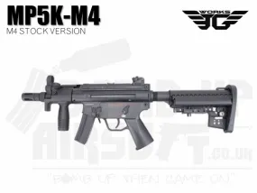 JG MP5K With M4 Stock AEG Airsoft SMG