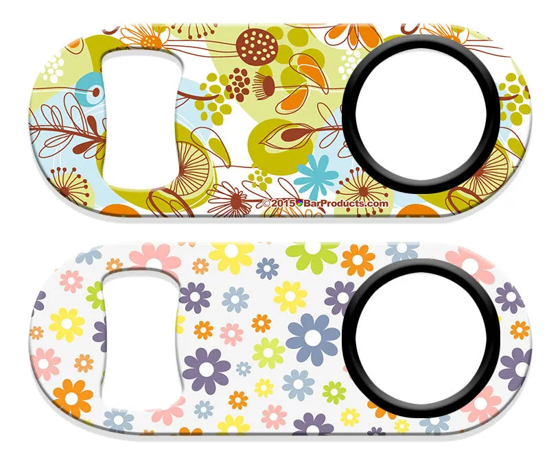 Kolorcoat™ Mini Opener with Retractable Reel  - Cute Floral