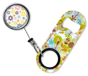 Kolorcoat™ Mini Opener with Retractable Reel  - Cute Floral