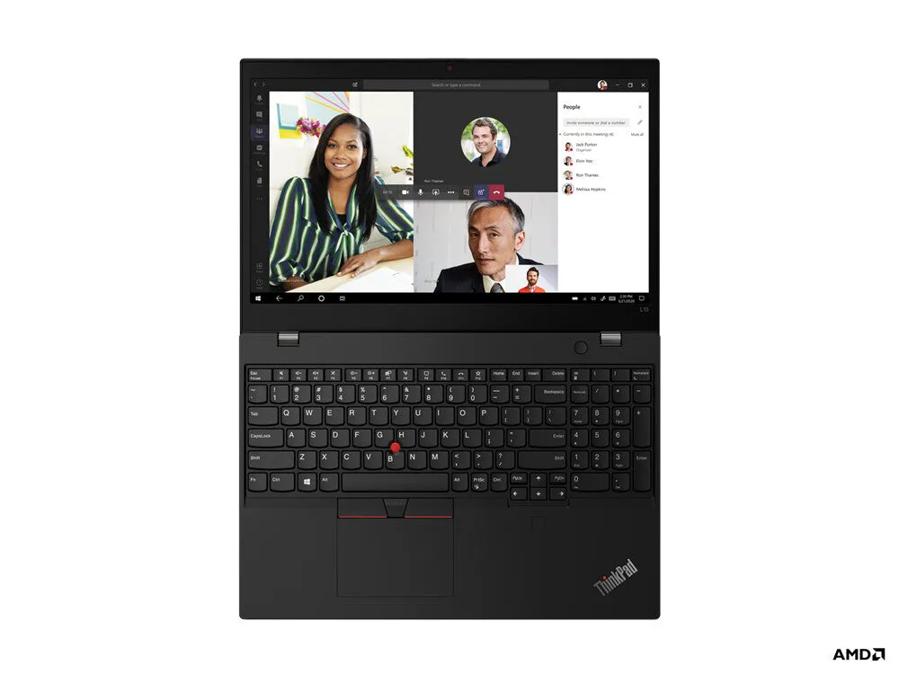 Lenovo ThinkPad L15 AMD Ryzen™ 5 PRO 5650U Laptop 39.6 cm (15.6") Full HD 8 GB DDR4-SDRAM 512 GB SSD Wi-Fi 6 (802.11ax) Windows 10 Pro Black