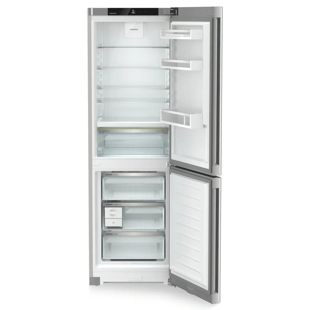 Liebherr CBNsfc 522i No Frost Fridge Freezer, 70/30, Silver, C Rated