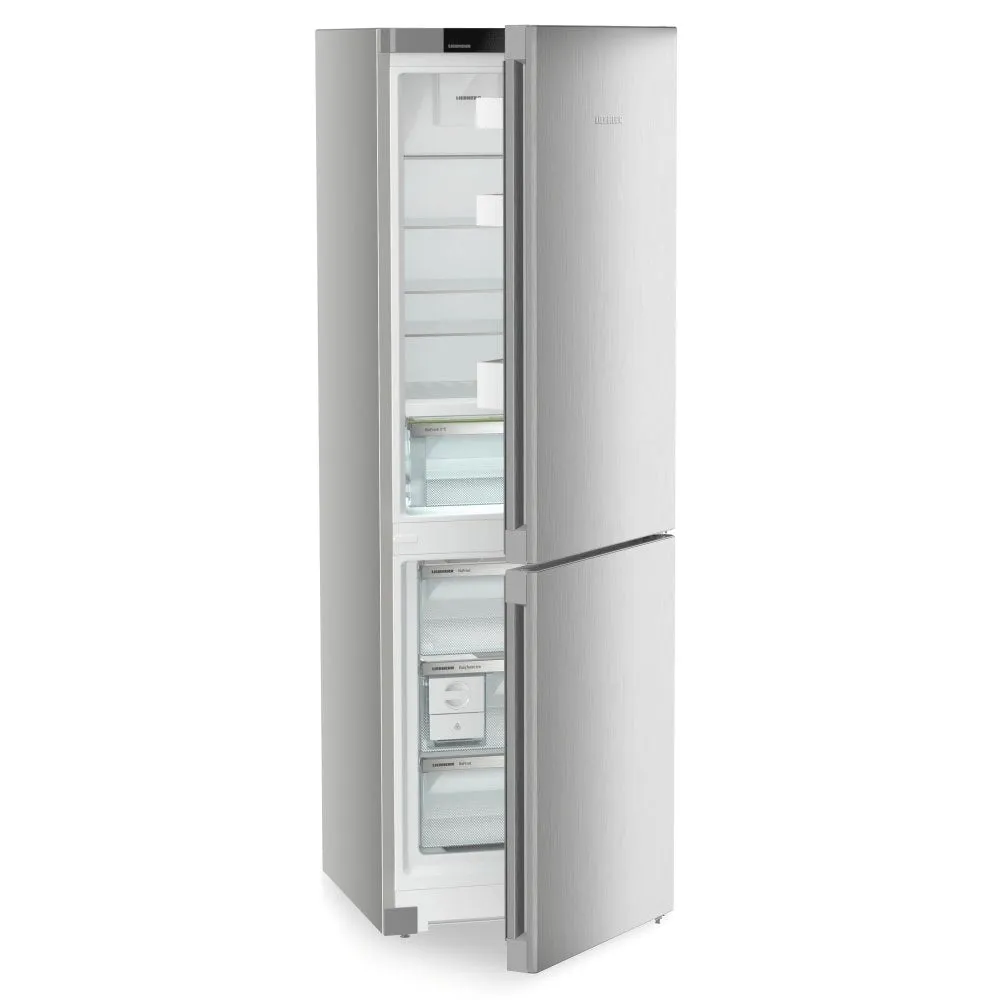 Liebherr CBNsfc 522i No Frost Fridge Freezer, 70/30, Silver, C Rated