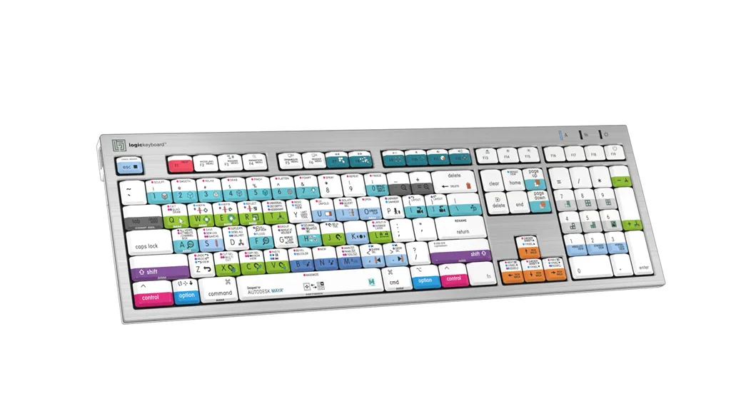 LogicKeyboard Autodesk Maya ALBA Mac Pro US  LKB-MAYA-CWMU-US