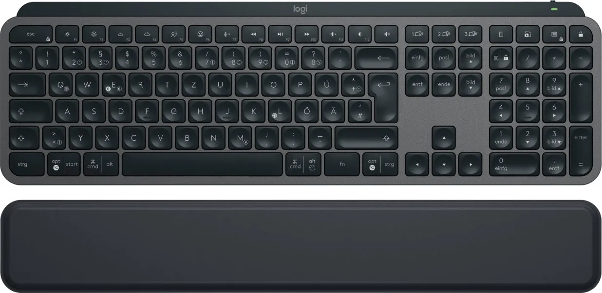 Logitech Mx Keys S Usb Graphite Qwertz De Palm Rest