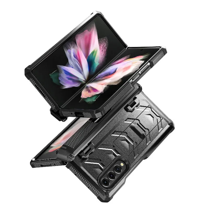 Magnetic Hinge Slide Pen Slot Case With Stand For Samsung Galaxy Z Fold 3 4