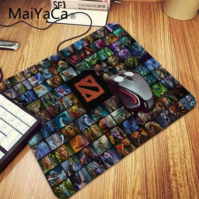 Maiyaca Heroes Dota 2 DIY Design Pattern Game mousepad Laptop PC Computer gaming Mat Large mouse pad gaming pad mouse for lol cs