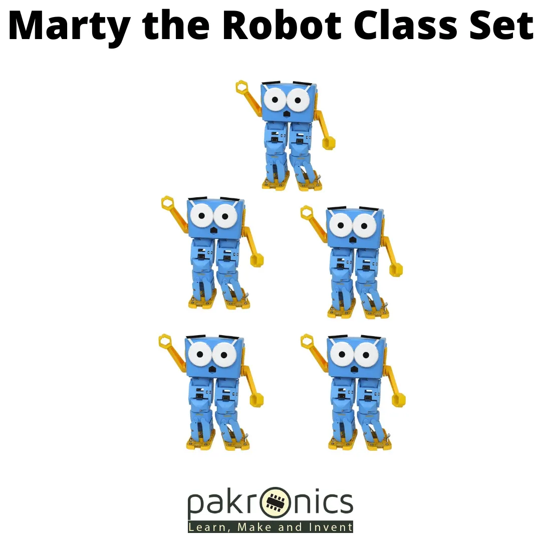 Marty the Robot V2 Class set (Pack of 5)