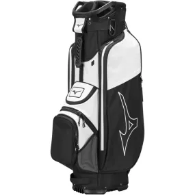 Mizuno Light Weight 7-Way Cart Bag - White/Black