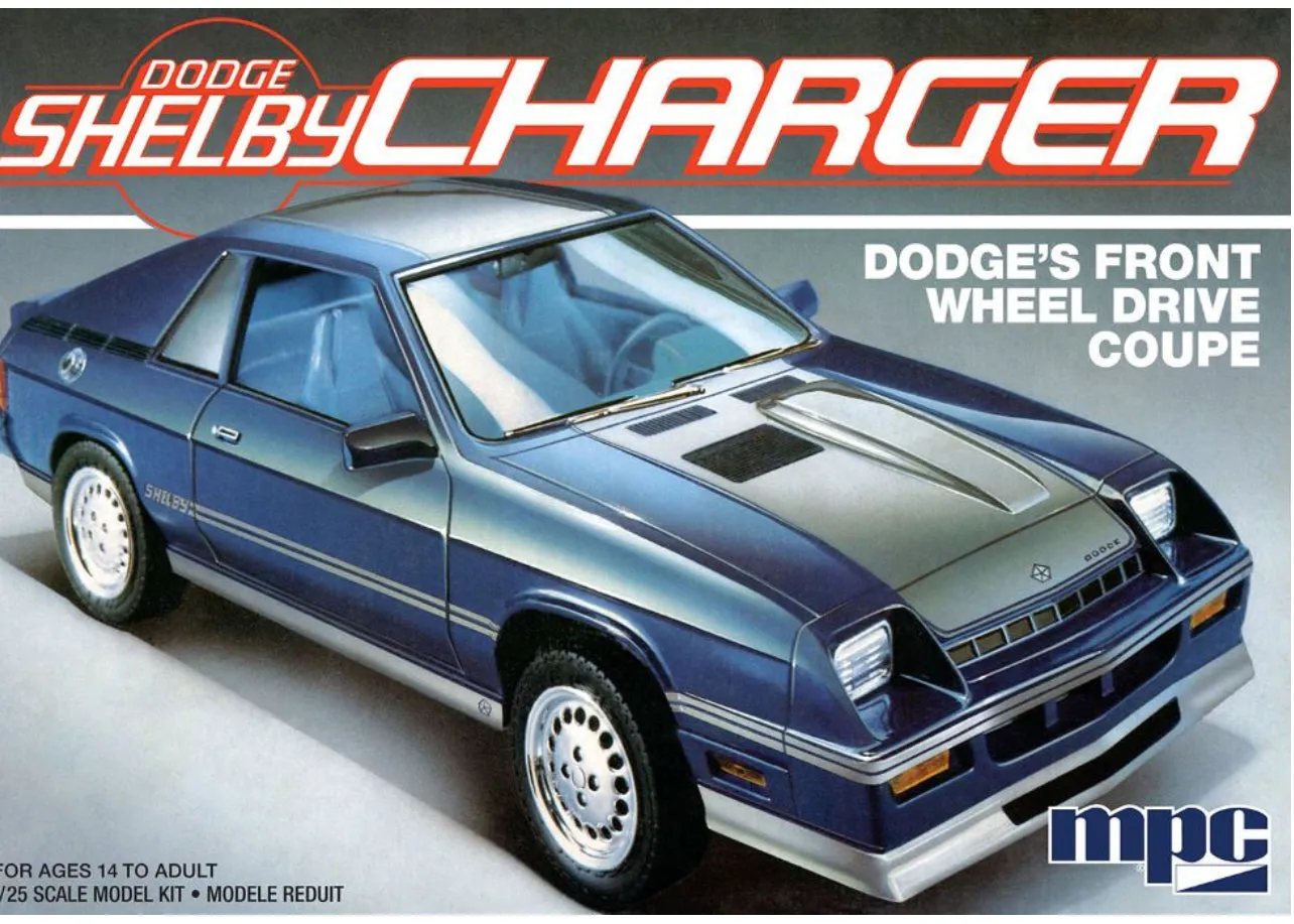 MPC # 987 1986 Dodge Shelby Charger Coupe.