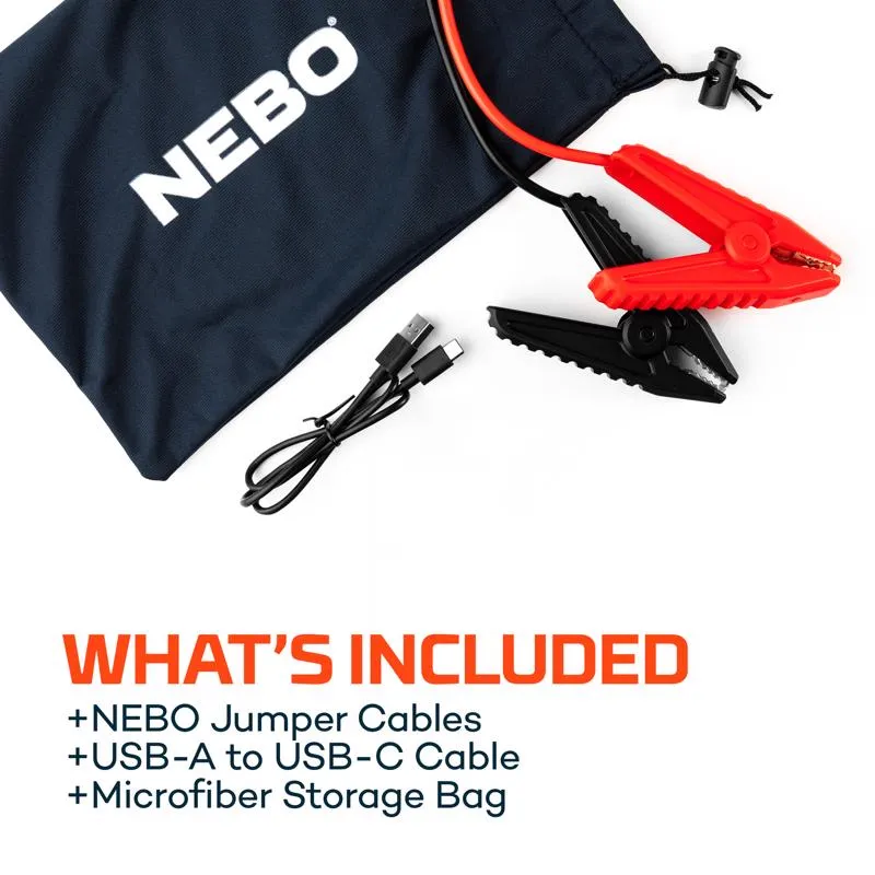 NEBO Automatic 12 V 1000 amps Jump Starter and Power Bank