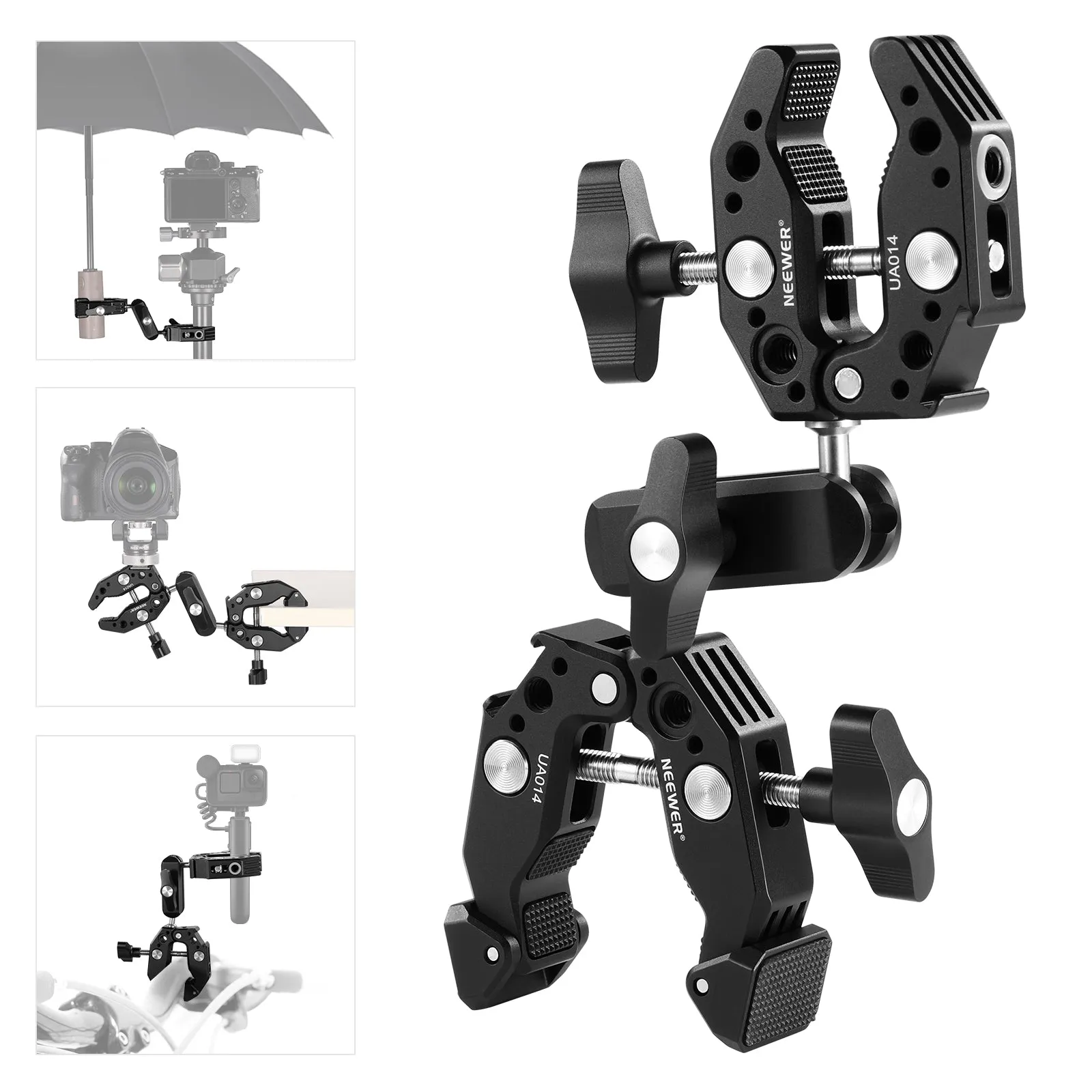 NEEWER UA014 Double Super Clamp Camera Mount