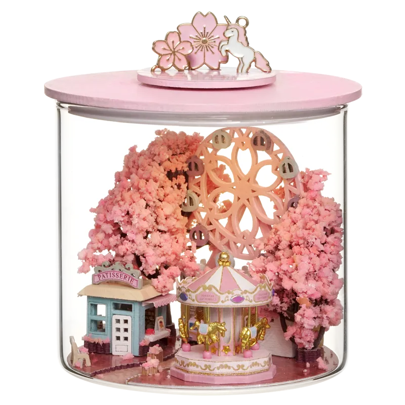 New Year Gift Diy Doll House With Furniture Wooden Dollhouse Accessories Miniatures Children For Toys Birthday Christmas Gifts