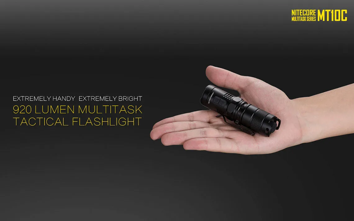 Nitecore MT10C CREE XM-L2 U2 LED Flashlight - 920 Lumens