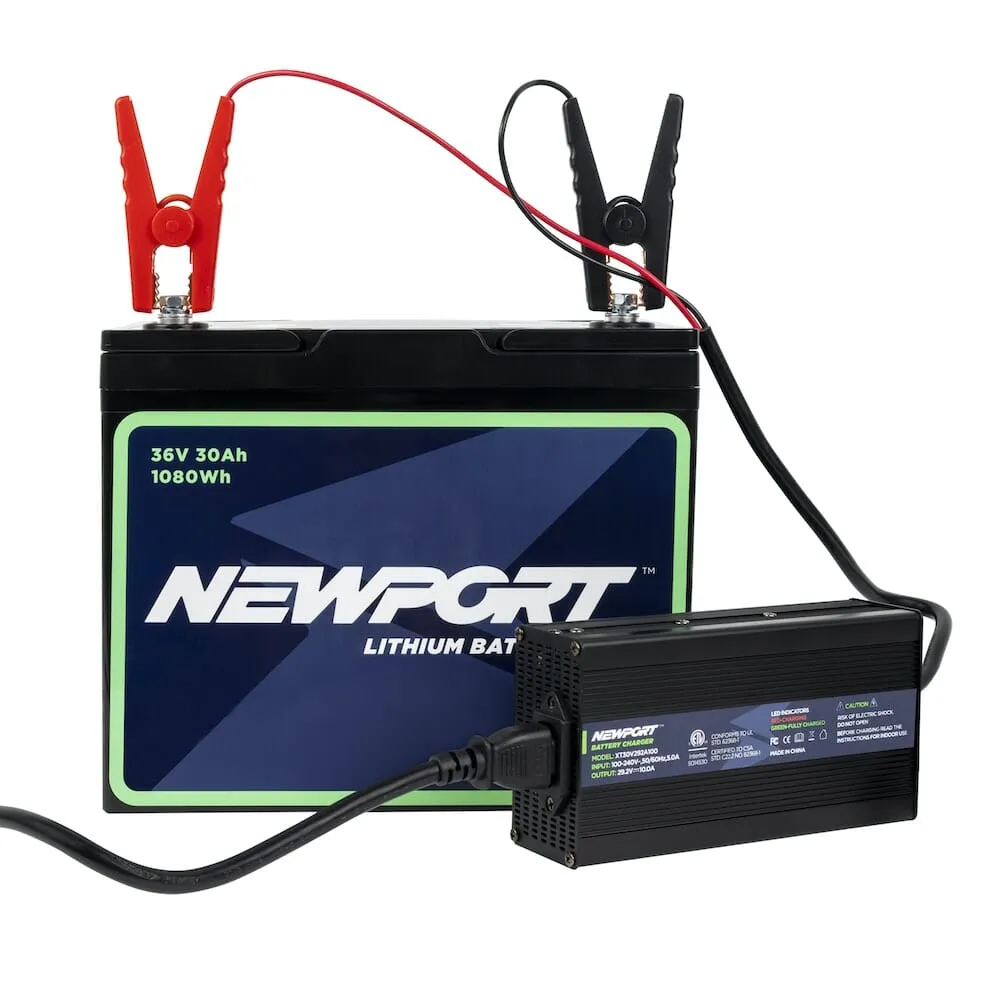 NK180PRO Electric Kayak Motor Bundle - NK180PRO   24V 50Ah   24V Battery Charger