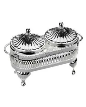 Noor Hot Dish Silver Plated - Angie Homes Serverware