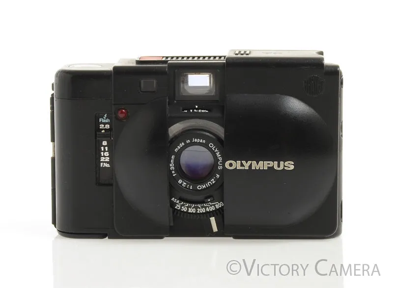 Olympus XA 35mm Rangefinder Film Camera w/ 35mm f2.8 Lens -New Seals- [EX]