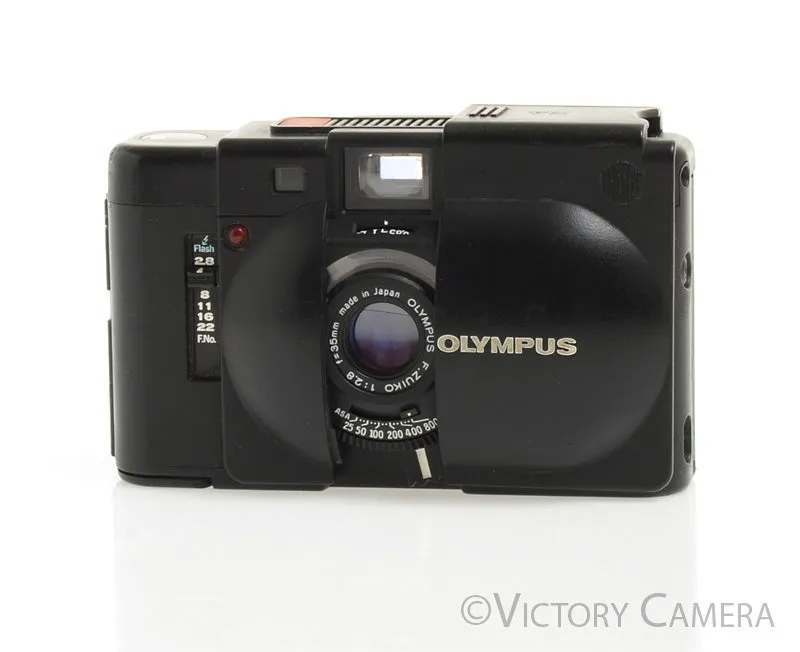 Olympus XA 35mm Rangefinder Film Camera w/ 35mm f2.8 Lens -New Seals- [EX]