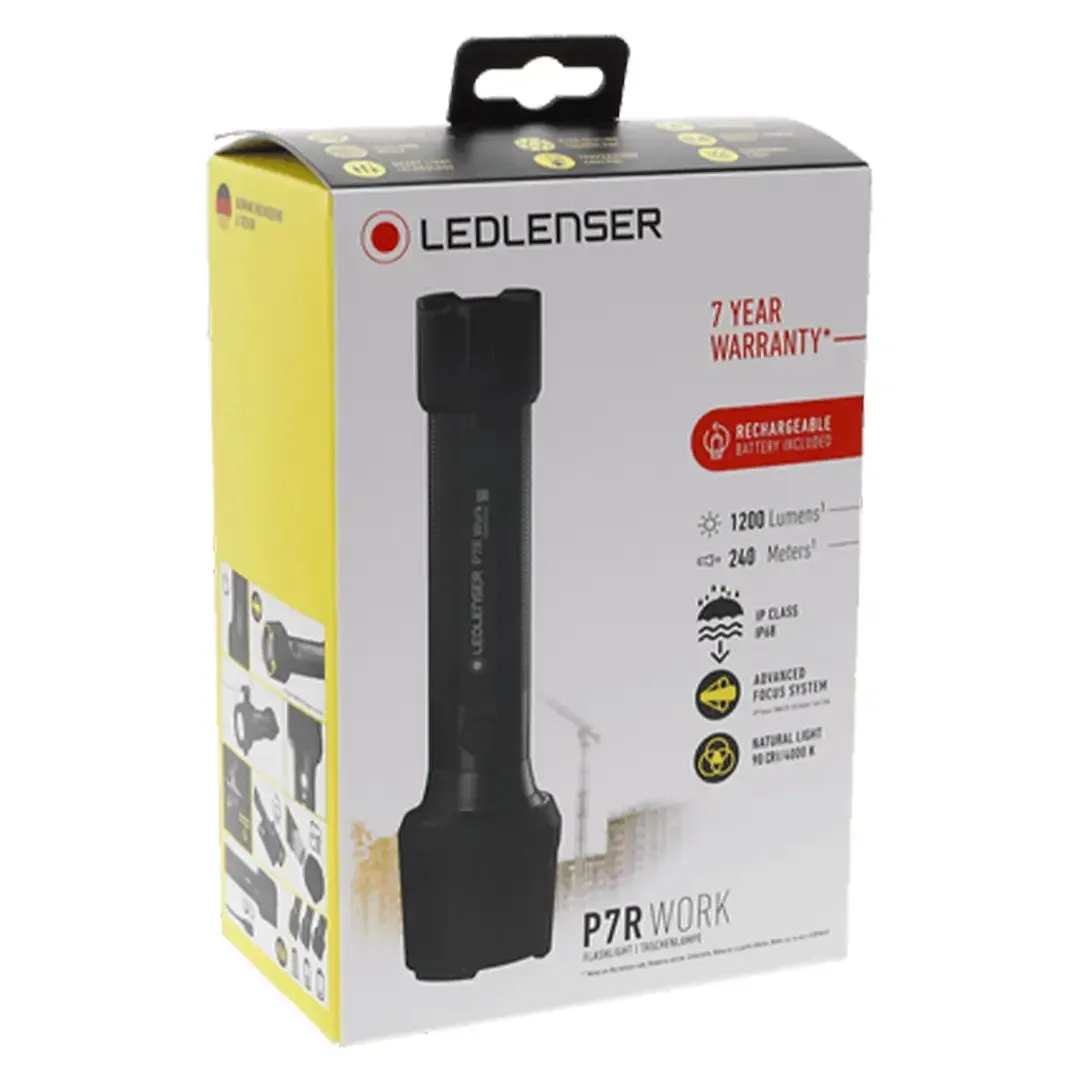 P7R Work Rechargeable Torch by LED Lenser