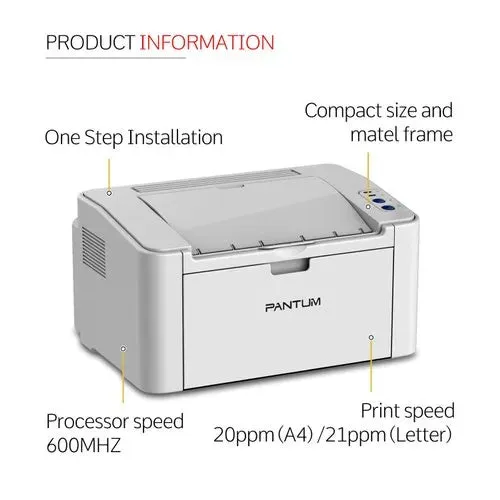 Pantum P2512W Wireless Mono Laser Printer - P2512W