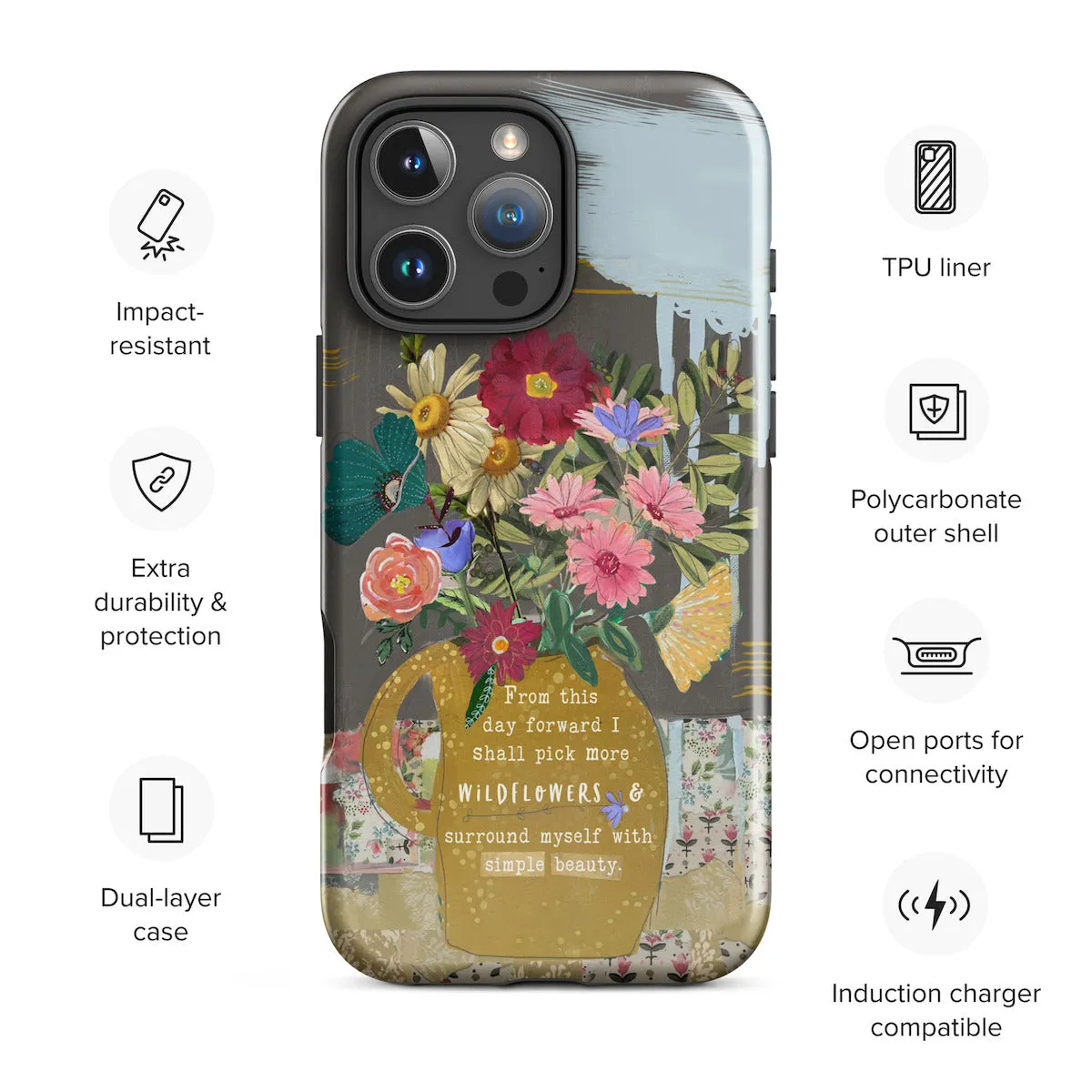 Pick More Wildflowers iPhone® Case