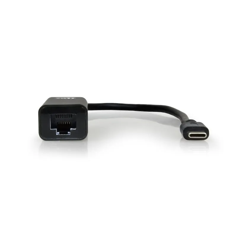 Port Usb Type-C To Rj45 5Gbps 30Cm Adapter - Black