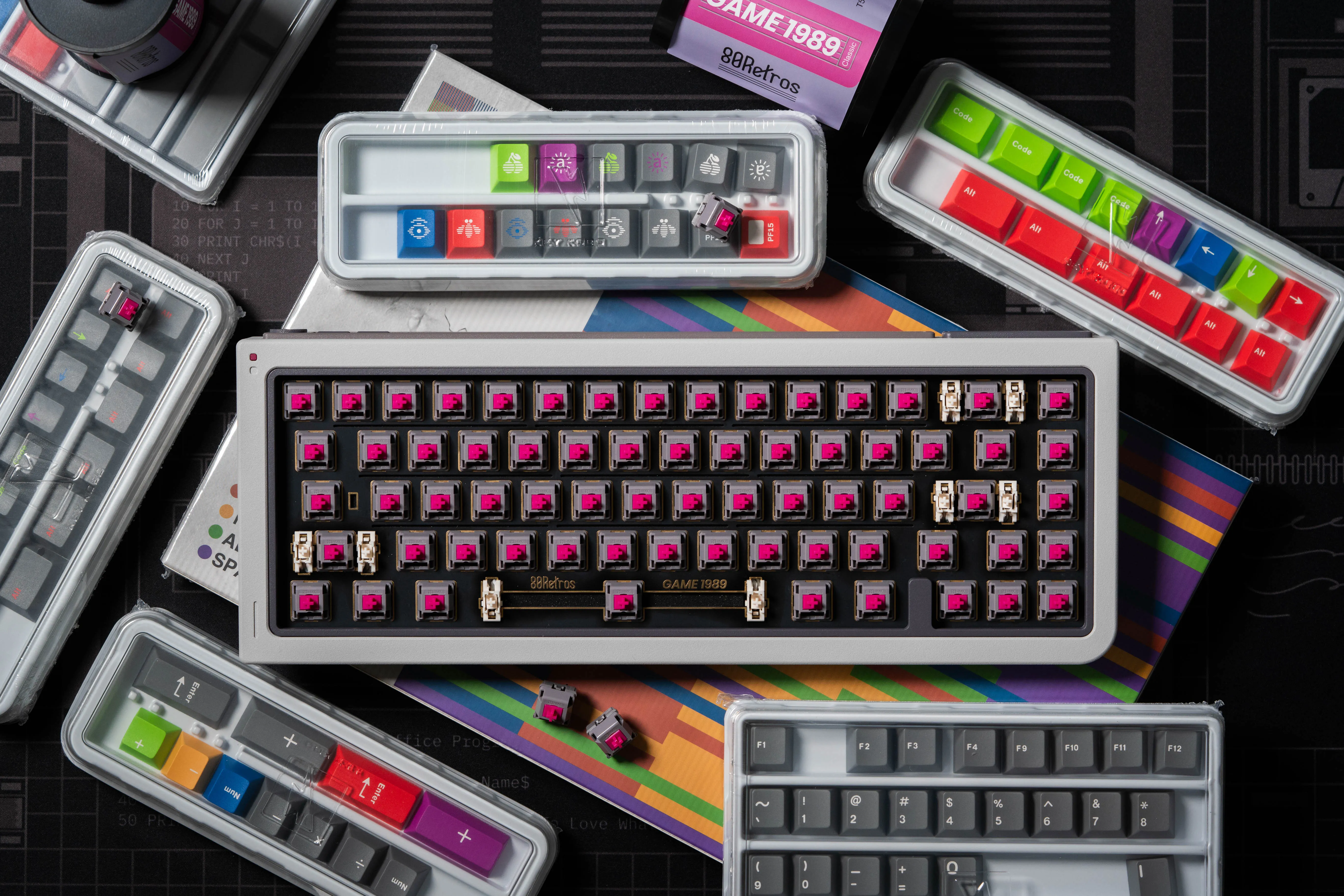 [Pre-Order] GB65 Keyboard by 80Retros X Click Inc - Pre-built Kit