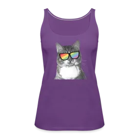 Pride Cat Contoured Premium Tank Top