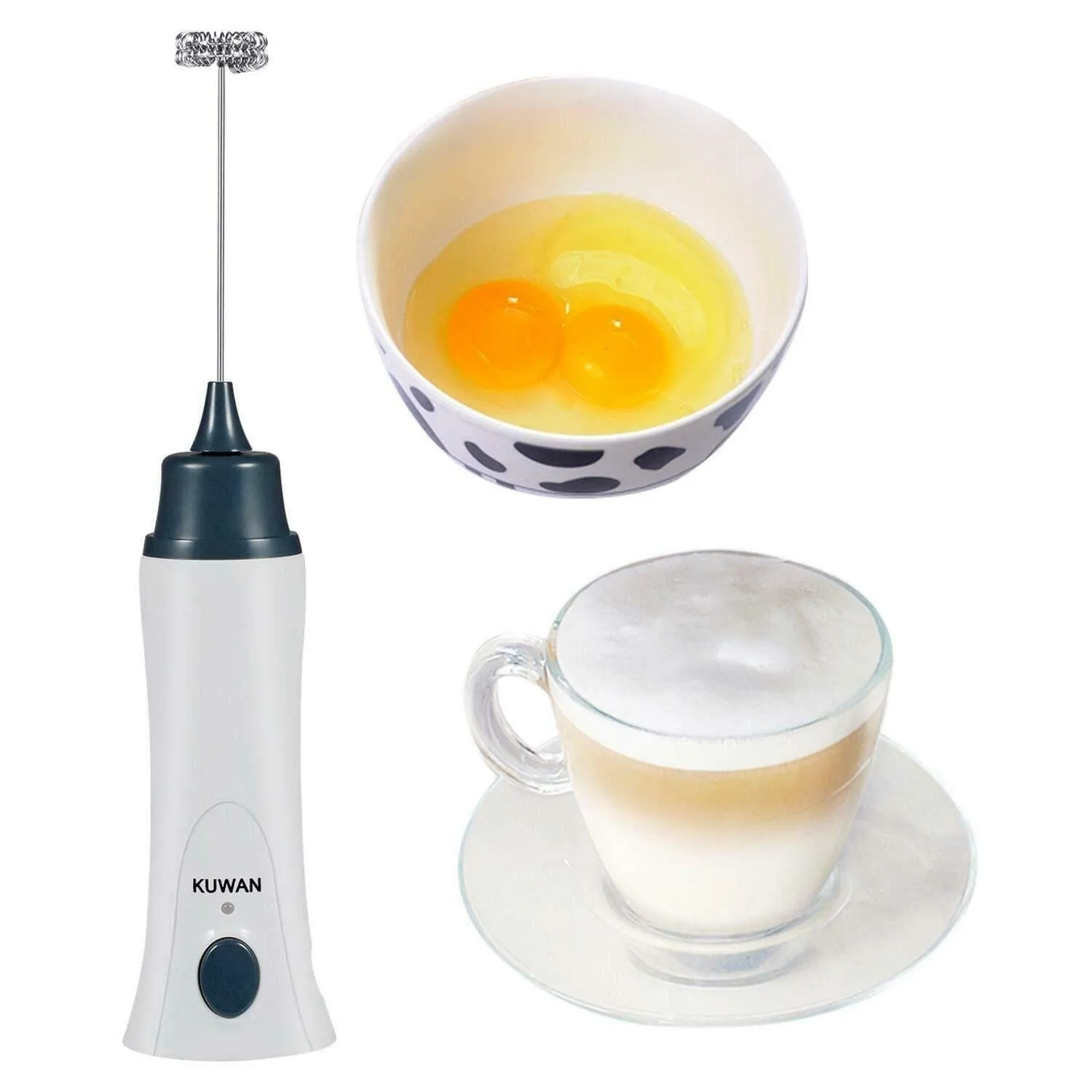 Rechargeable Handheld Wand Coffee Mixer