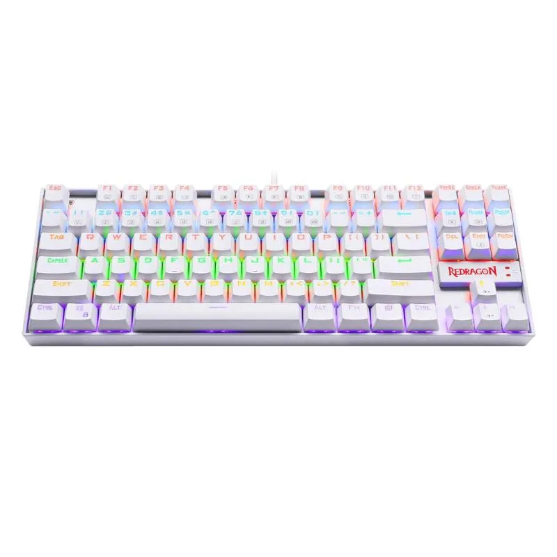 Redragon Kb Mech Kumara Wh Rd K552 W Rgb