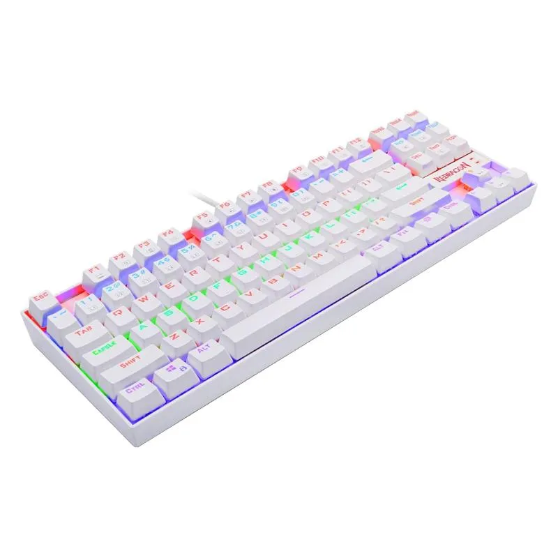 Redragon Kb Mech Kumara Wh Rd K552 W Rgb