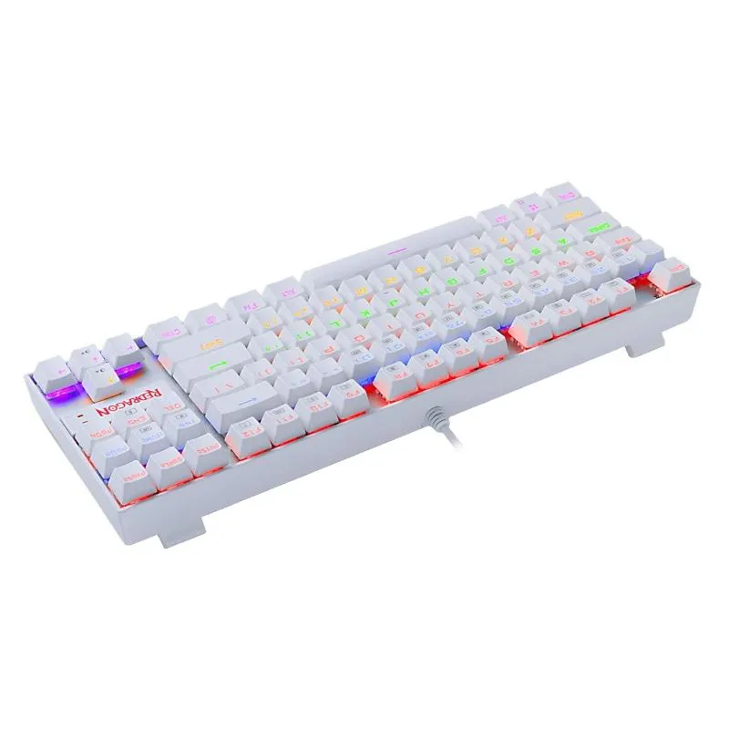 Redragon Kb Mech Kumara Wh Rd K552 W Rgb