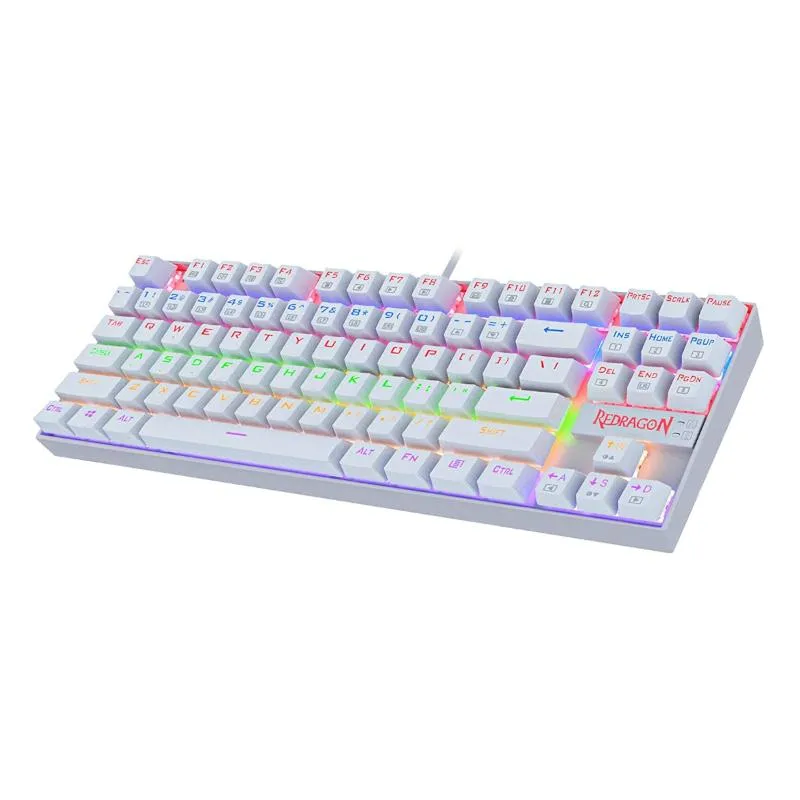 Redragon Kb Mech Kumara Wh Rd K552 W Rgb