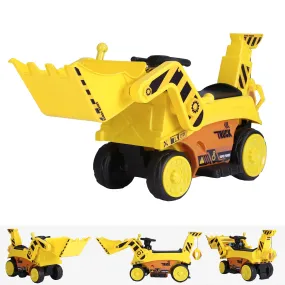 RiiRoo 6V Ride On Construction Truck Digger