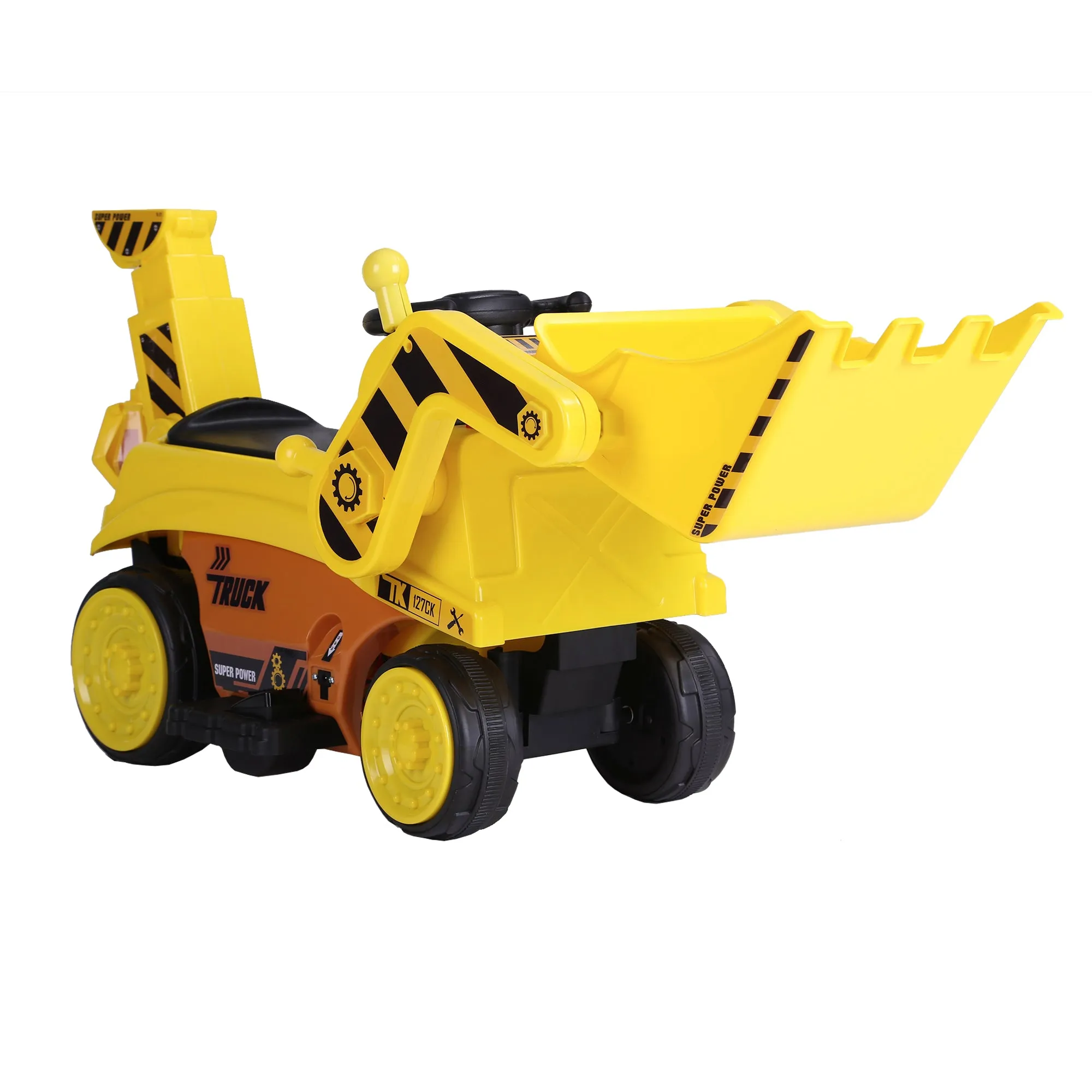 RiiRoo 6V Ride On Construction Truck Digger