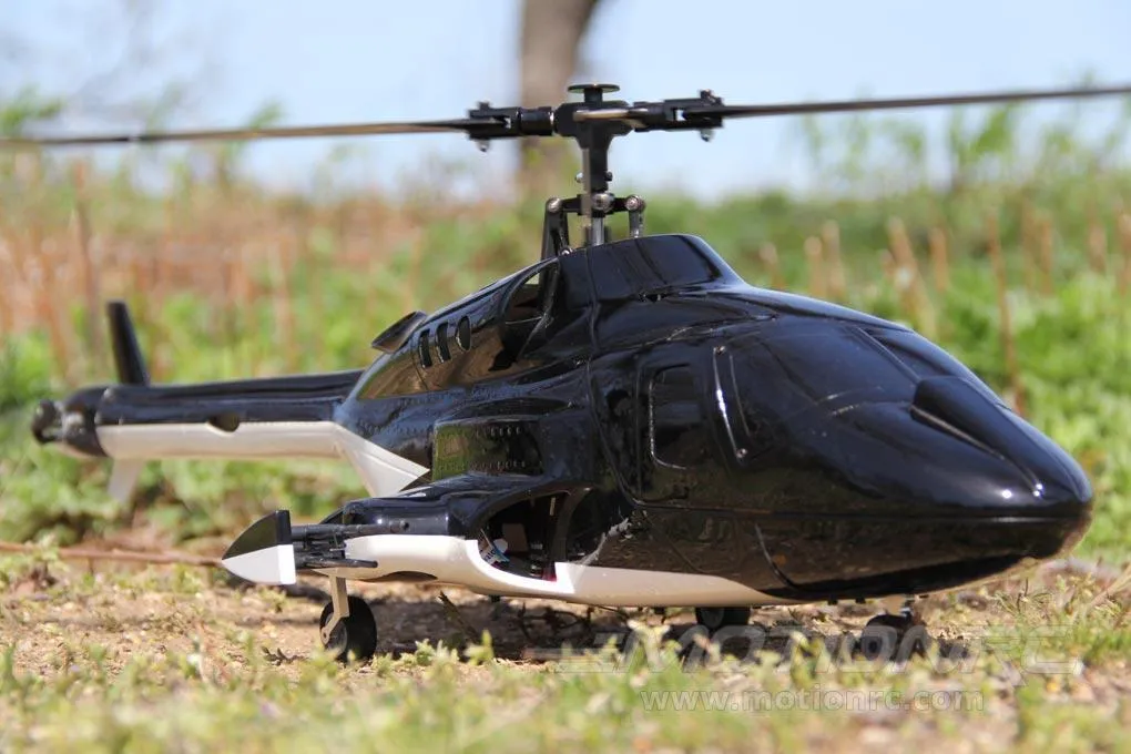 RotorScale B222 Shadow Black 450 Size Helicopter - PNP