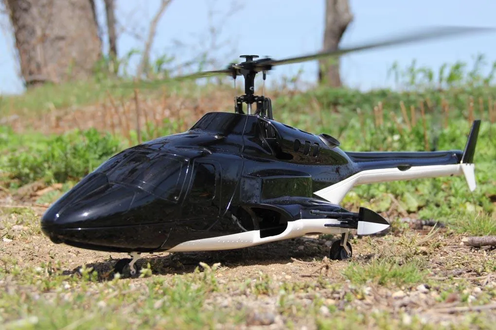 RotorScale B222 Shadow Black 450 Size Helicopter - PNP