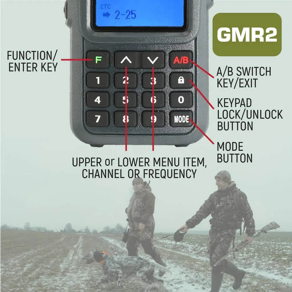 Rugged Radio GMR2 Plus GMRS and FRS Two Way Handheld Radios - 2 Pack