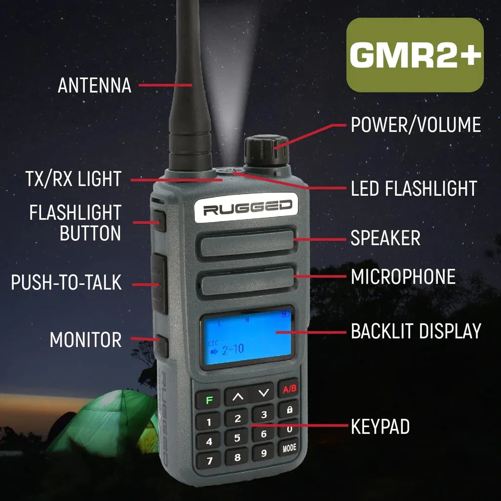 Rugged Radios - Adventure Pack - Rugged GMR2 GMRS/FRS