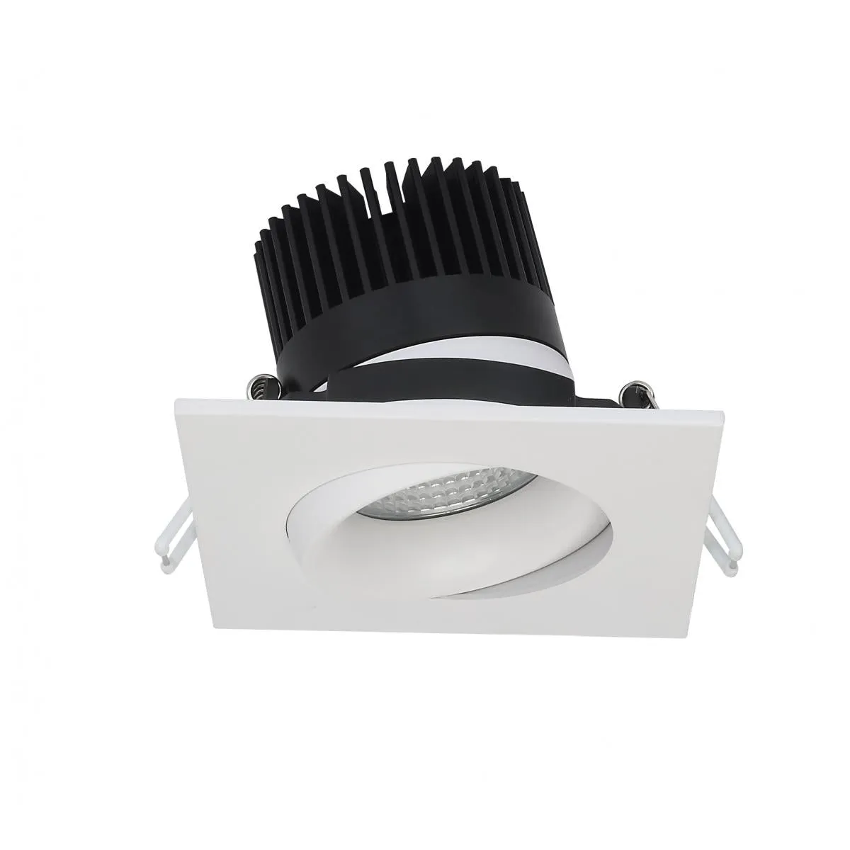 SATCO S11627 12W LED Square Recessed GIMBALED Direct Wire Downlight 3.5" 30K