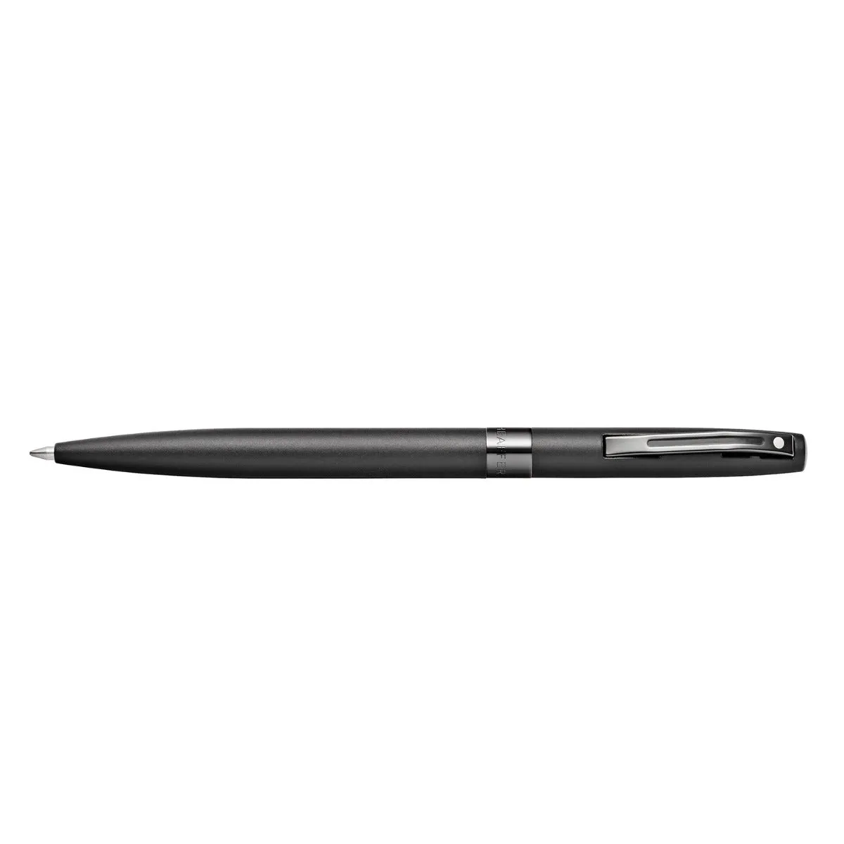 Sheaffer® REMINDER 9017 Matte Black Ballpoint Pen With Black PVD Trim