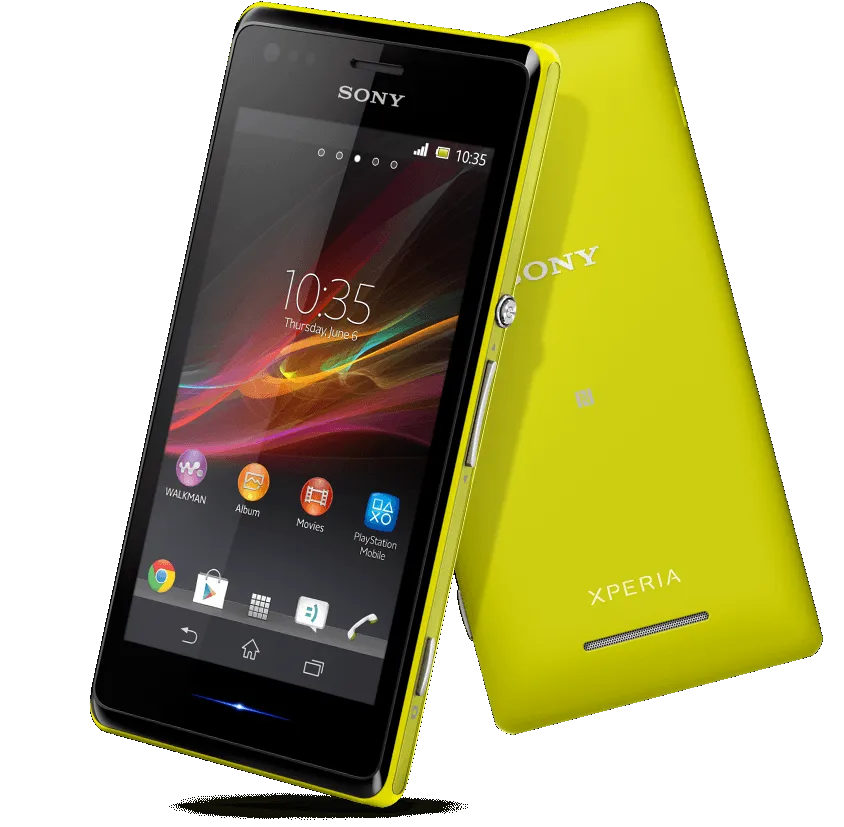 SONY Xperia M  C1904 Mobile Phone/ 4" Display Locked to Boost - Yellow