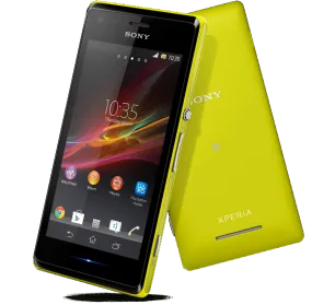 SONY Xperia M  C1904 Mobile Phone/ 4" Display Locked to Boost - Yellow