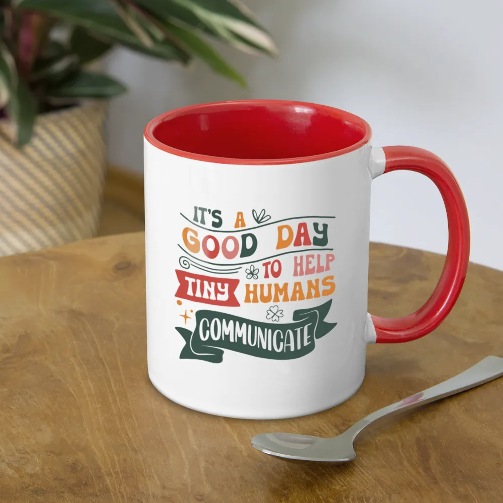 Speech Language Therapy Coffee Mug (Help Tiny Humans Communicate)